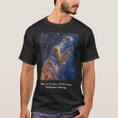 Pillars van Creation James Webb Space Telescope T-shirt (Voorkant)