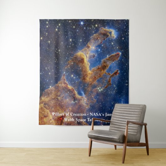 Pillars van Creation James Webb Space Telescope Wandkleed (In situ)