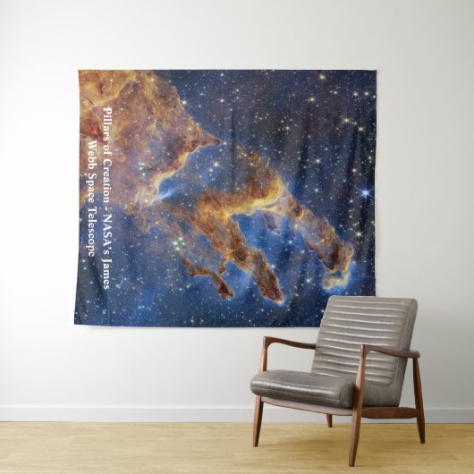 Pillars van Creation James Webb Space Telescope Wandkleed (In Situ (horizontaal))