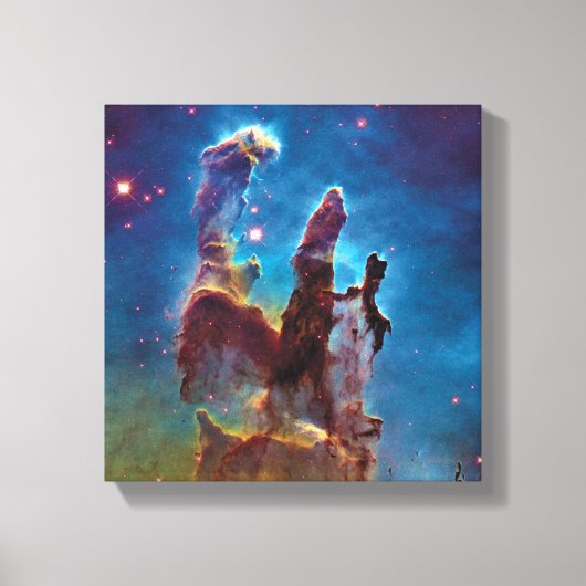 Pillars van Creation M16 Eagle Nebula Space Photo Canvas Afdruk (Voorkant)