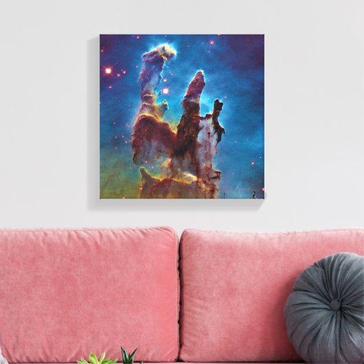 Pillars van Creation M16 Eagle Nebula Space Photo Canvas Afdruk (Insitu (Woonkamer))
