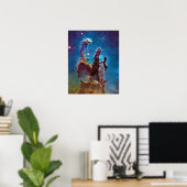Pillars van Creation M16 Eagle Nebula Space Photo Poster (Thuiskantoor)