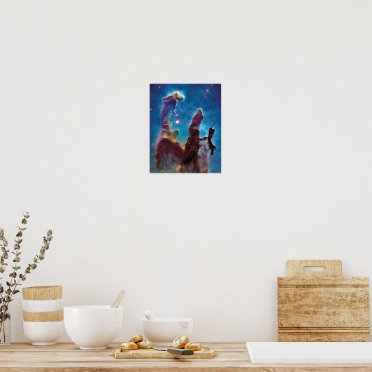 Pillars van Creation M16 Eagle Nebula Space Photo Poster (Keuken)