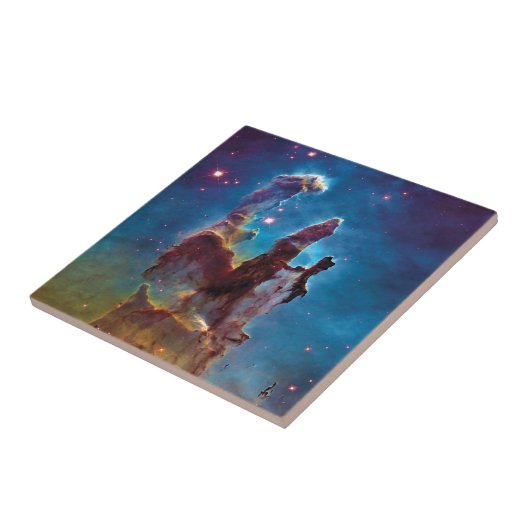 Pillars van Creation M16 Eagle Nebula Space Photo Tegeltje (Zijkant)