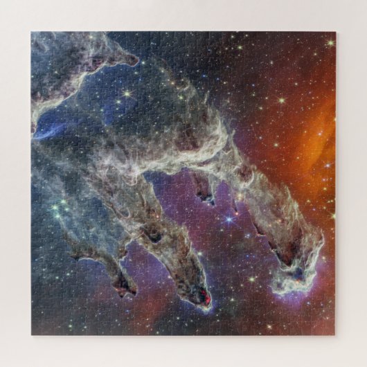 Pillars van Creation NIRCam & MIRI Composiet Afbee Legpuzzel (Horizontaal)