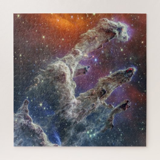 Pillars van Creation NIRCam & MIRI Composiet Afbee Legpuzzel (Verticaal)