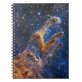 Pillars van Creation Webb space Telescope Nircam Notitieboek (Voorkant)