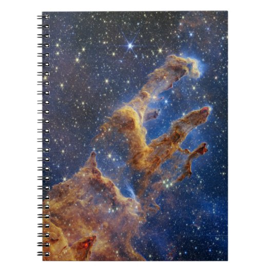 Pillars van Creation Webb space Telescope Nircam Notitieboek (Voorkant)