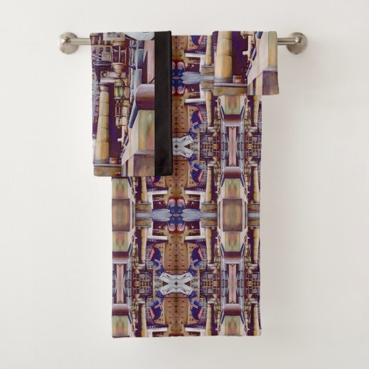 Pillars van de Plaza Bad Handdoek (Insitu)