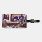 Pillars van de Plaza Bagagelabel (Achterkant horizontaal)