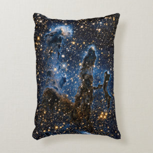 Pillars van de rek Eagle Nebula nabij infrarood Decoratief Kussen