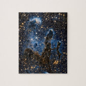 Pillars van de rek Eagle Nebula nabij infrarood Legpuzzel (Verticaal)