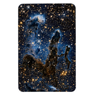 Pillars van de rek Eagle Nebula nabij infrarood Magneet
