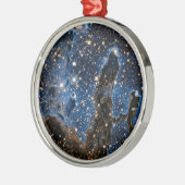 Pillars van de rek Eagle Nebula nabij infrarood Metalen Ornament (Links)