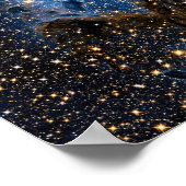 Pillars van de rek Eagle Nebula nabij infrarood Poster (Hoek)