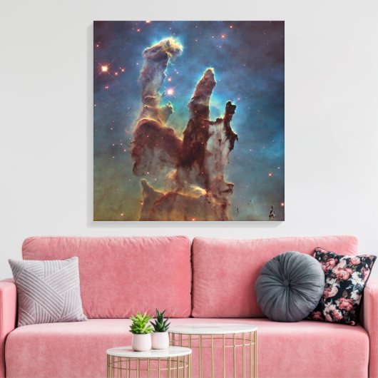 Pillars van de schepping canvas afdruk (Insitu (Woonkamer))