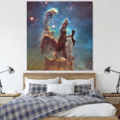 Pillars van de schepping canvas afdruk (Insitu (Slaapkamer))