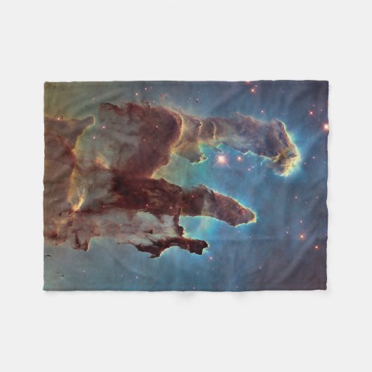 Pillars van de schepping fleece deken (Voorkant (Horizontaal))