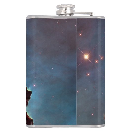 Pillars van de schepping heupfles (Achterkant)