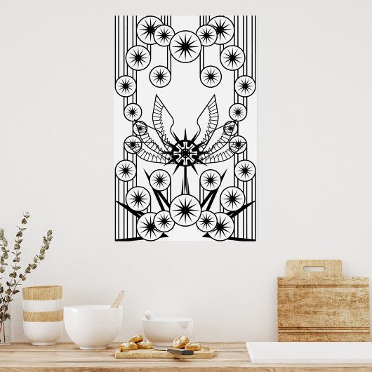 Pillars van de schepping poster (Keuken)