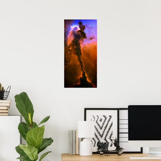 Pillars van het Afbeelding van de Reagle Nebula Sp Poster (Thuiskantoor)