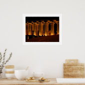 Pillars van Luxor Poster (Keuken)