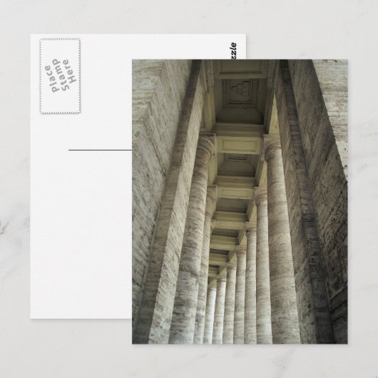 Pillars van Vaticaan Briefkaart (Voorkant / Achterkant)