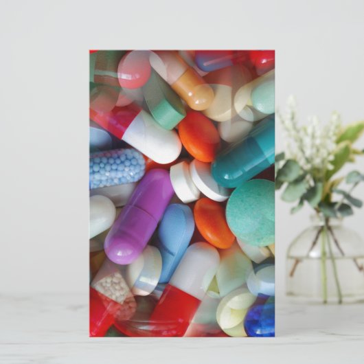 pillen briefpapier (Staand voorkant)