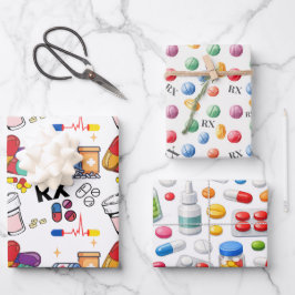 Pillen Capsule Medicijn Apotheker Med Student Cade Inpakpapier Vel