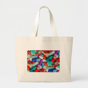 pillen grote tote bag