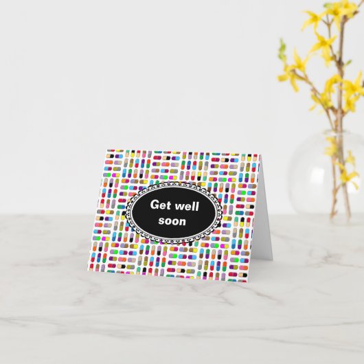 pillen kaart (Gele Bloem)