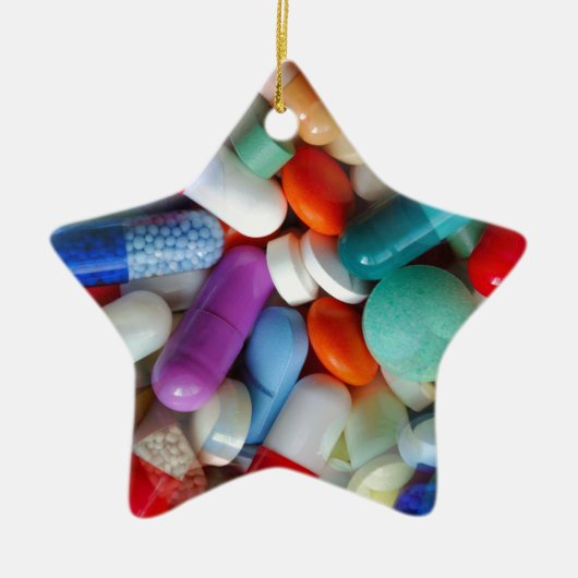 pillen keramisch ornament (Voorkant)