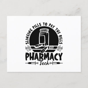 Pillen Pharmacist Pharmaceutical Technicia Gift Briefkaart