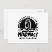 Pillen Pharmacist Pharmaceutical Technicia Gift Briefkaart (Voorkant / Achterkant)