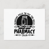 Pillen Pharmacist Pharmaceutical Technicia Gift Briefkaart (Voorkant)