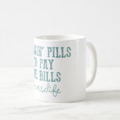 pillen verkopen om te betalen koffiemok (Voorkant rechts)