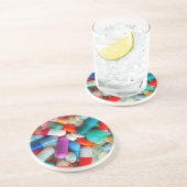 pillen zandsteen onderzetter (Zijkant)