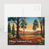 Pilliga Nationaal Park Australië Briefkaart (Voorkant / Achterkant)