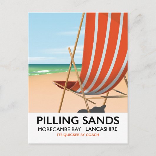 Pilling Sands Morecambe Bay, Lancashire Briefkaart (Voorkant)
