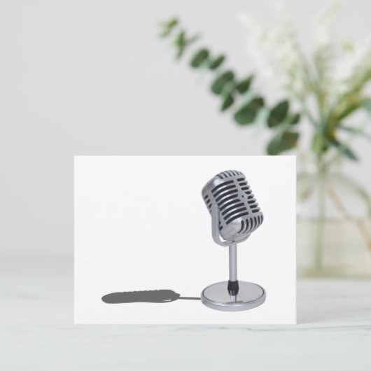 PillMicrofoon042211 Briefkaart (Staand voorkant)