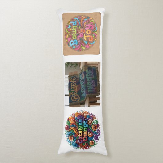 'Pillo Unique Design' Lichaamskussen (Voorkant Verticaal)