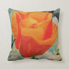 Pillow, 16x16 "California Poppy" door ALarsenArtis Kussen