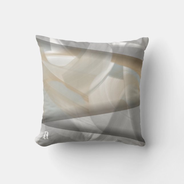 Pillow Abstract Interior Trend Sandy Tornado Kussen (Voorkant)