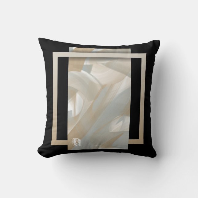 Pillow Abstract Interior Trend Sandy Tornado Kussen (Voorkant)