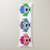 PILLOW BABY/TODDLER DRIE VISSEN LICHAAMSKUSSEN (Voorkant Verticaal)