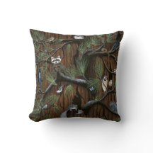 Pillow "Bark" Wildlife