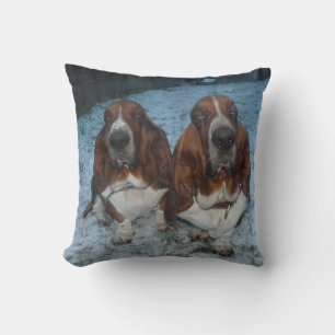 Pillow Basset Hound Brothers Kussen
