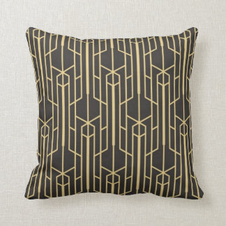 Pillow - Black Gold Art Deco Kussen