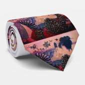 Pillow Book Japans Geisha Art Stropdas van S Ambro (Opgerold)