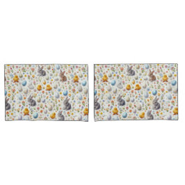 Pillow Cases – Bunnies, Eggs, Chicks & Spring Deco Kussensloop